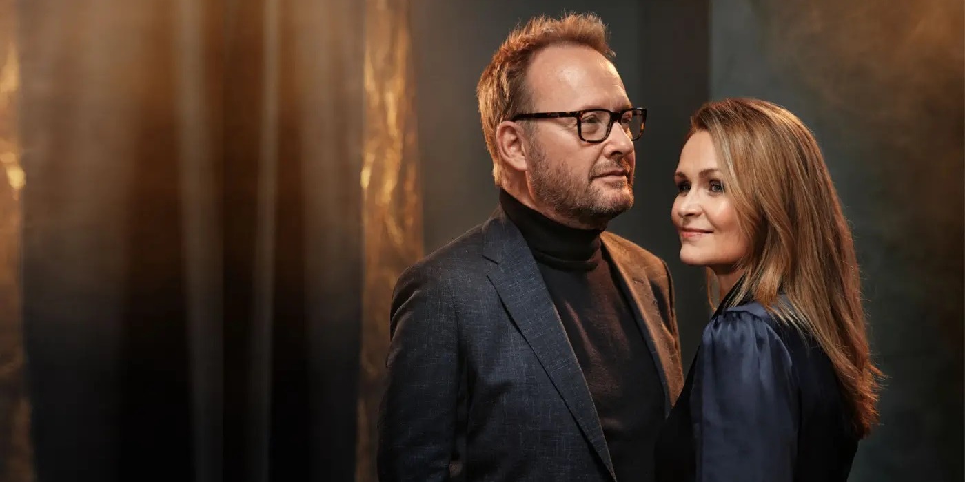 En desemberkveld med Karoline og Sigvart.