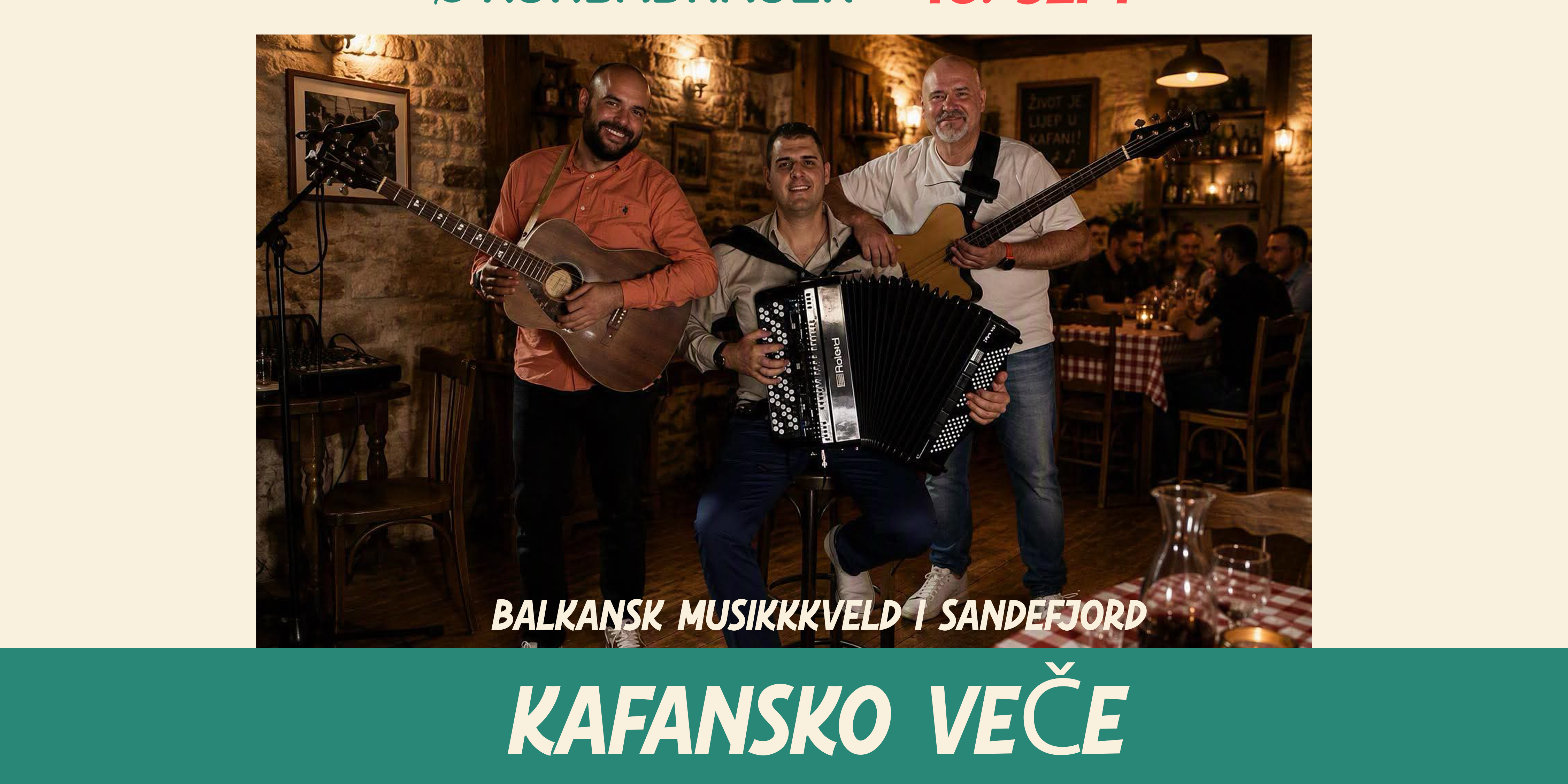 KAFANSKO VEČE - BALKANSK MUSIKKKVELD
