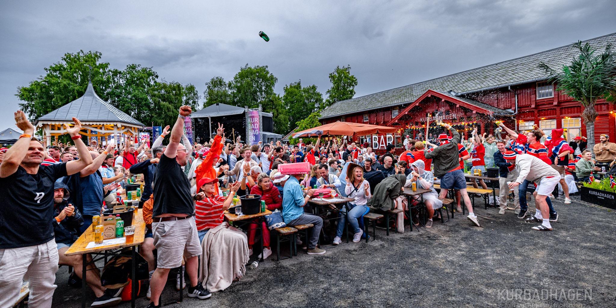 Norge-Brasil - Fotballfest i Kurbadhagen
