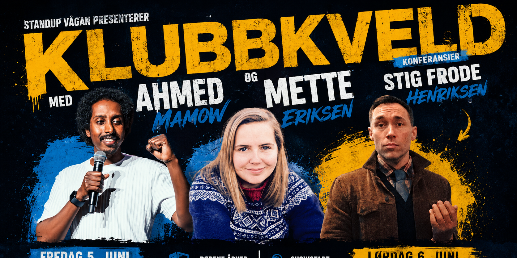 Klubbkveld med Standup Vågan