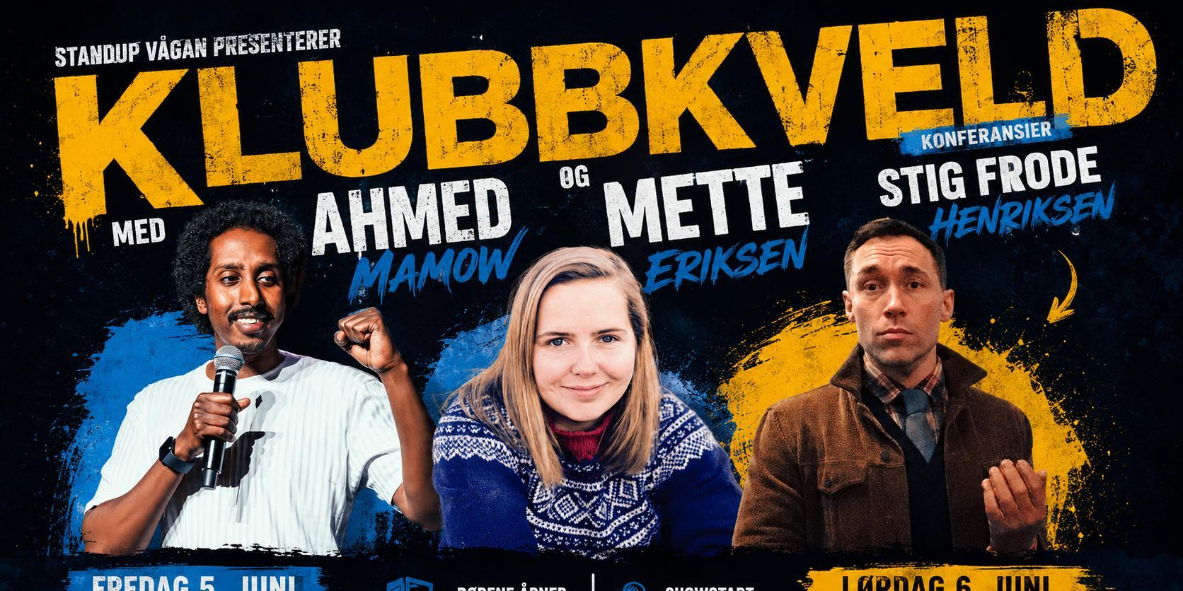 Klubbkveld med Standup Vågan