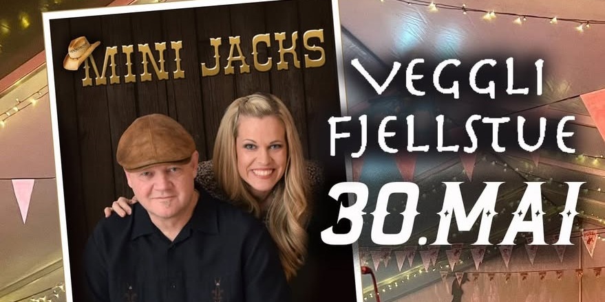 Mini Jacks spiller på Veggli fjellstue 30.mai.