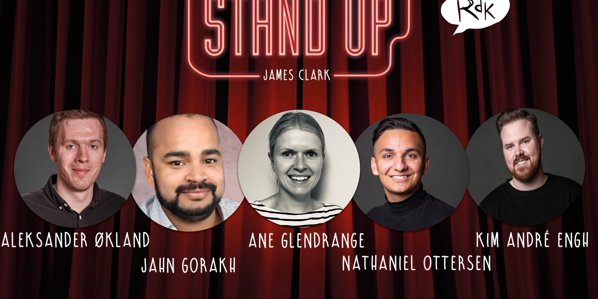 StandUp-kveld på James Clark