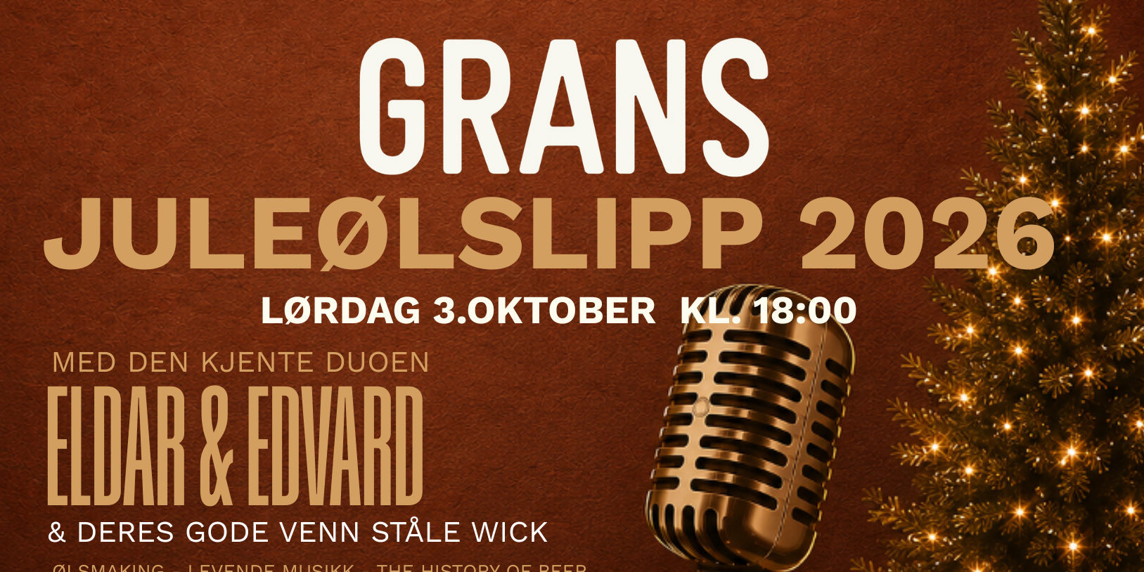 Juleølslipp 2026