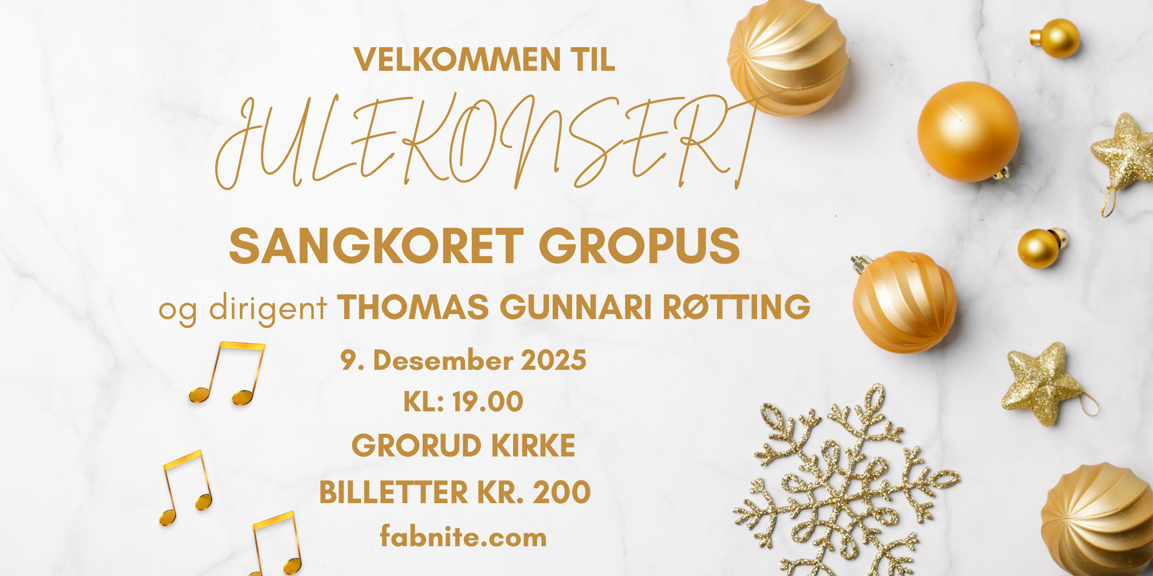 Konsert med Sangkoret Gropus