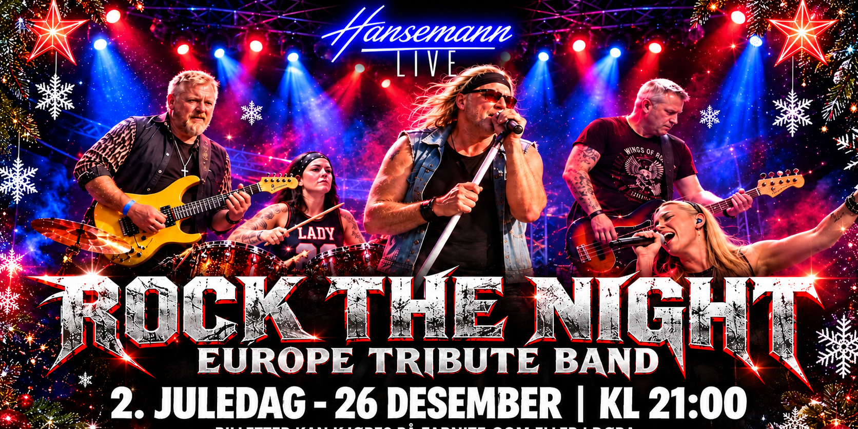 ROCK THE NIGHT - Europe Tribute Band | HANSEMANN
