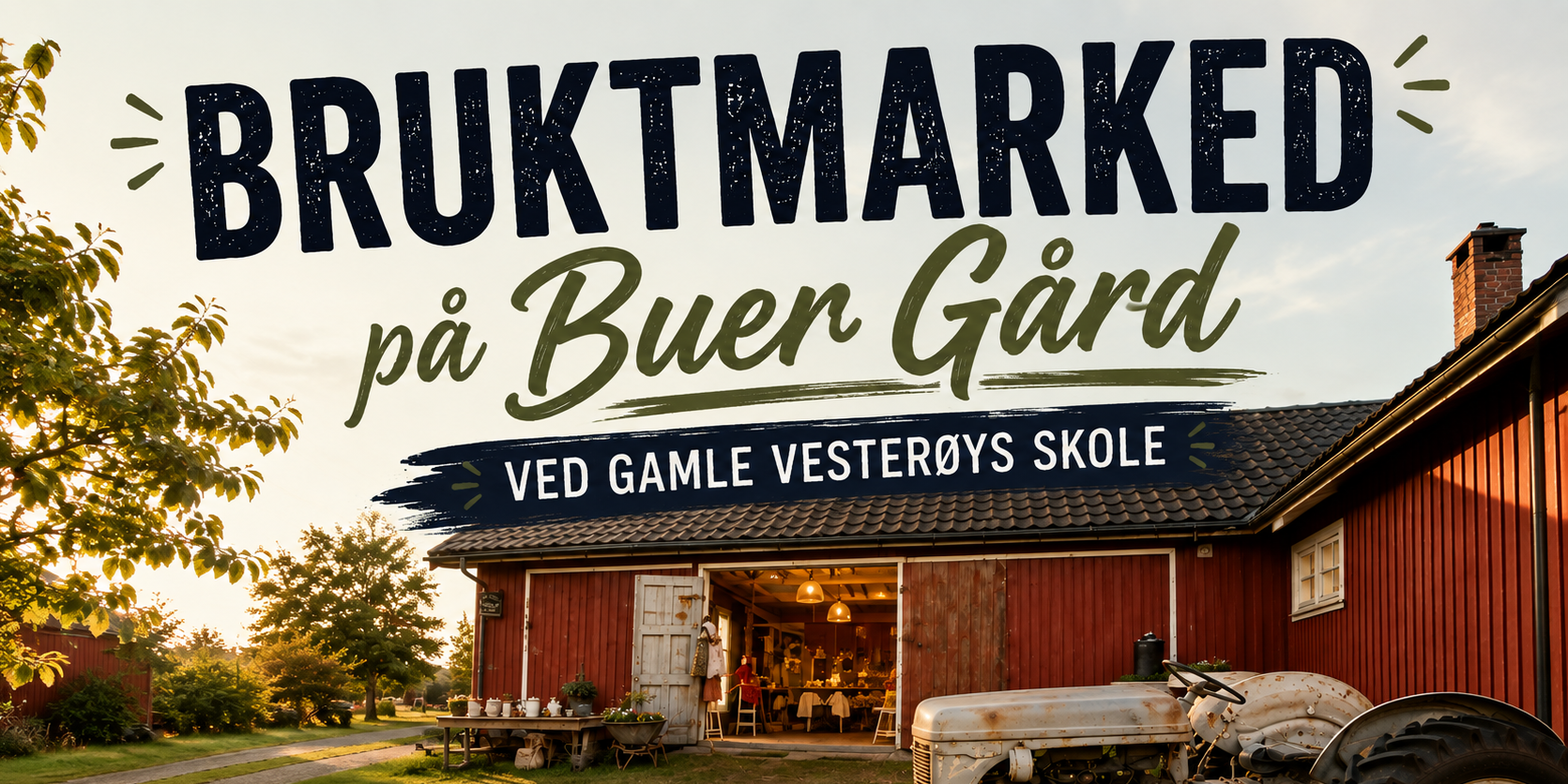 Bruktmarked på Buer Gård
