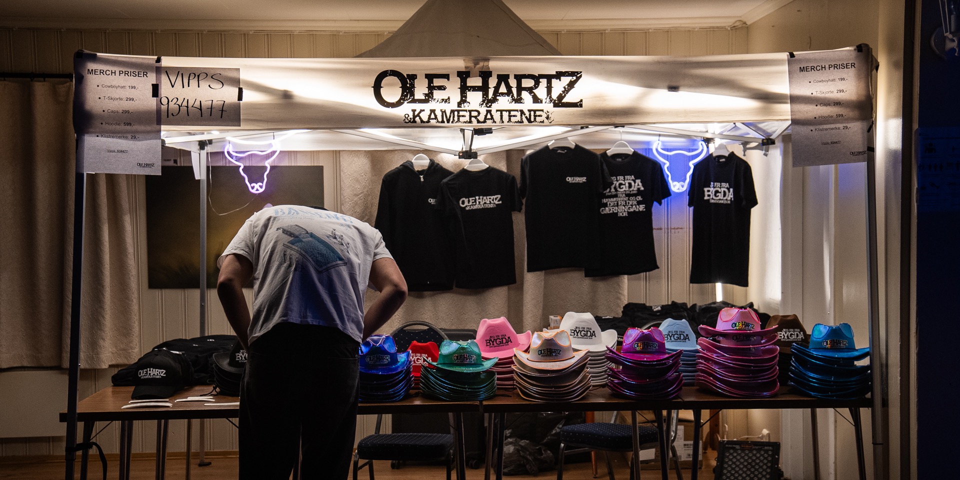 Ole Hartz & Kameratene Folkvang 2024 MERCH