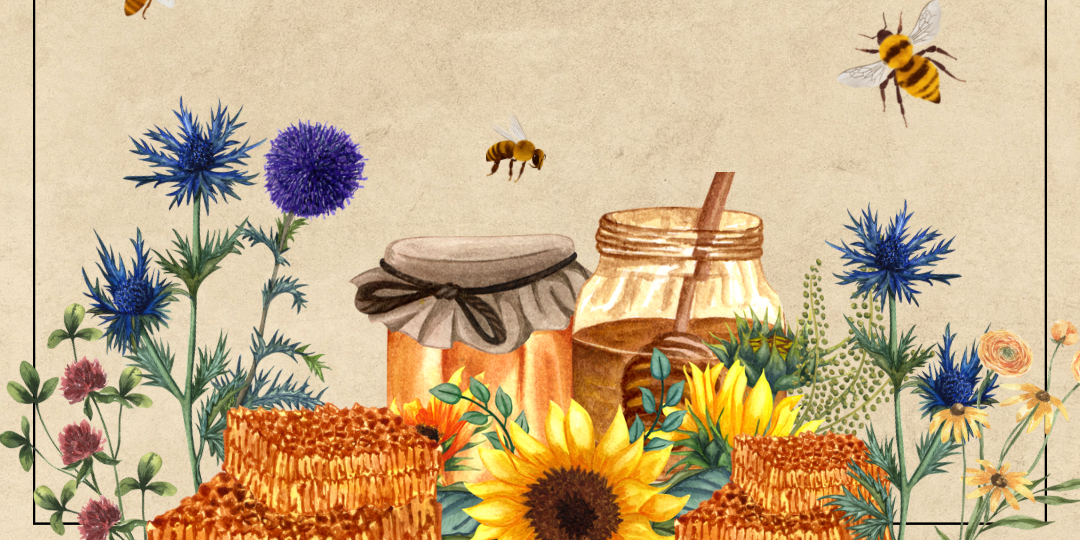 Bienes Hemmelige Liv med Sunset Honning