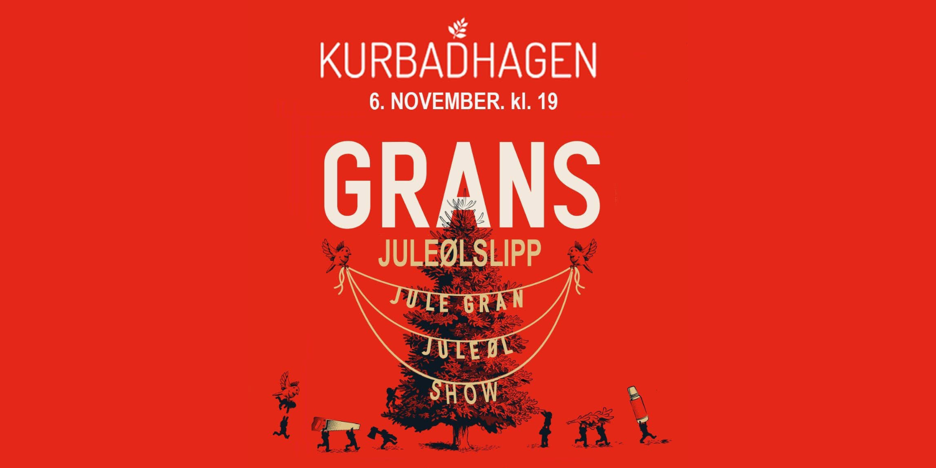 Juleøl slipp i Kurbadhagen