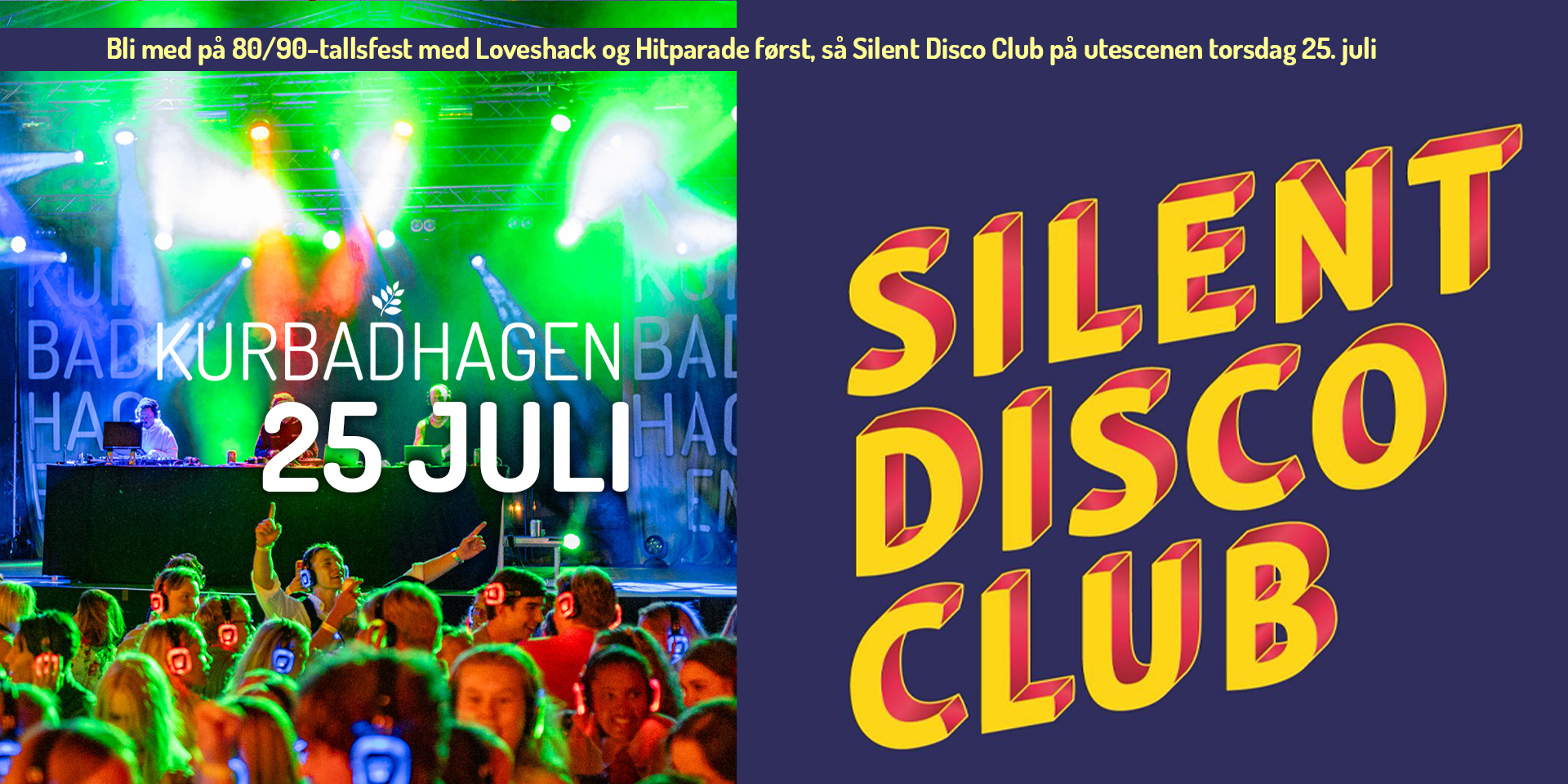 Silent Disco Club // Kurbadhagen utendørs